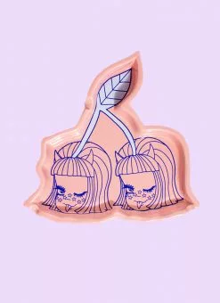 Valfré Ashtrays Cherry Lucy Ceramic Ash Tray