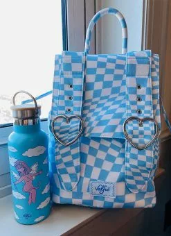 Valfré Checkmate Madeline Backpack (Baby Blue)