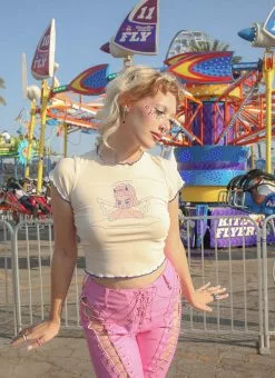 Valfré New Fallen Angel Lettuce Edge Tee