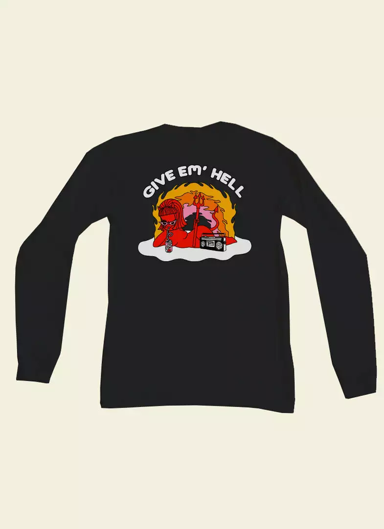 Valfré Give Em' Hell Long Sleeve Top 3 Valfré Give Em' Hell Long Sleeve Top
