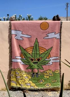 Valfré Rainbow Dave Woven Blanket New