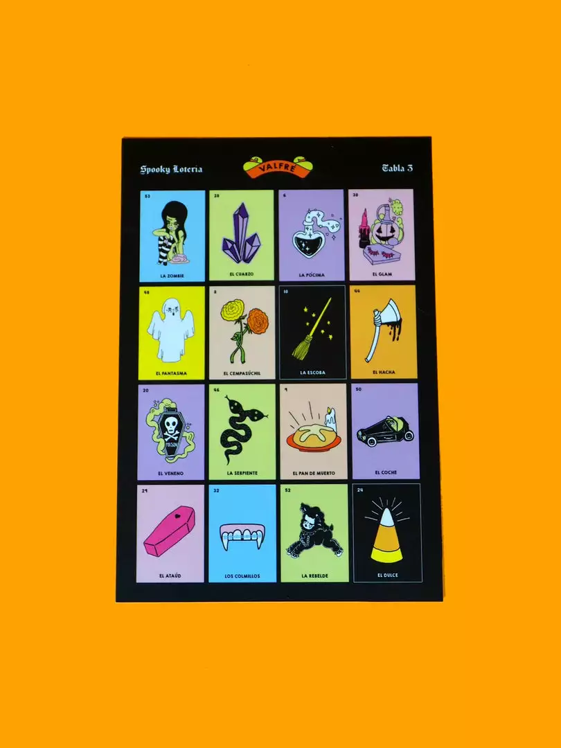 Valfré Spooky Loteria Game 7 Valfré Spooky Loteria Game
