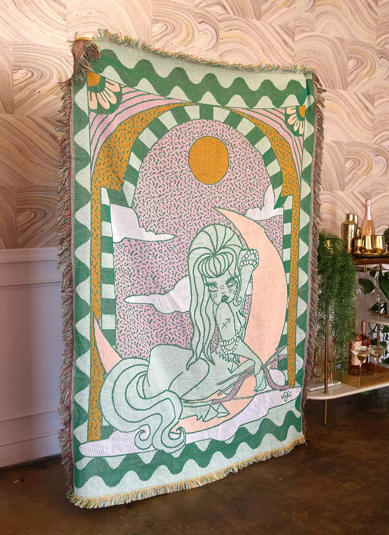 Valfré New Celestial Sagittarius Woven Blanket 4 Valfré New Celestial Sagittarius Woven Blanket