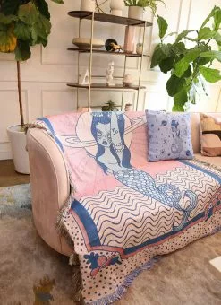 Valfré Celestial Capricorn Throw Pillow New