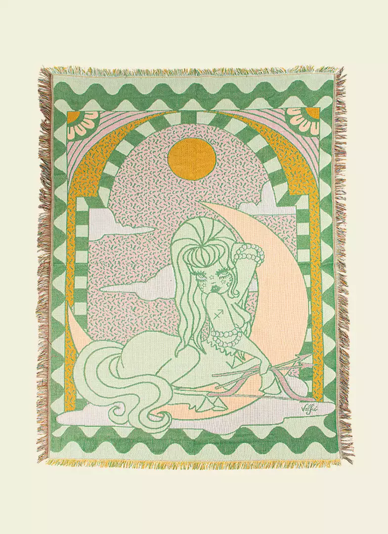 Valfré New Celestial Sagittarius Woven Blanket 3 Valfré New Celestial Sagittarius Woven Blanket