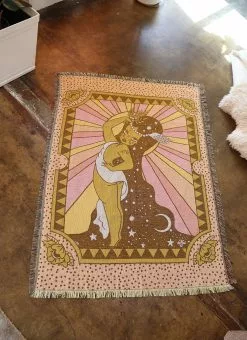 Valfré Celestial Virgo Woven Blanket New